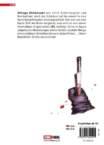 Buchcover und Innenansicht für das Buch: Shimazaki in the Land of Peace 04