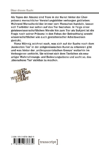 Buchcover und Innenansicht für das Buch: Das übersehene Tier