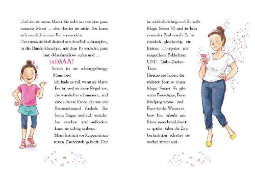 Buchcover und Innenansicht für das Buch: MUMMY FAIRY 01 (Mummy Fairy and Me)