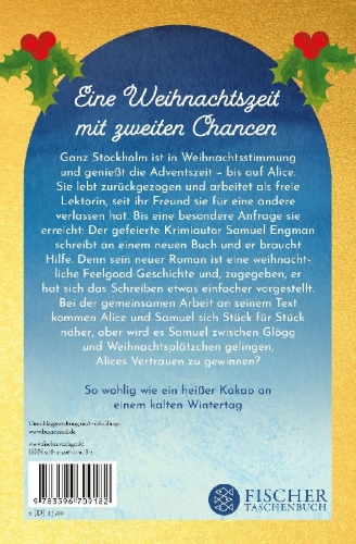 Buchcover und Innenansicht für das Buch: En storm i juletid