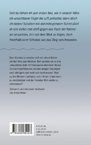 Buchcover und Innenansicht für das Buch: Ungeheuer am Nordpol