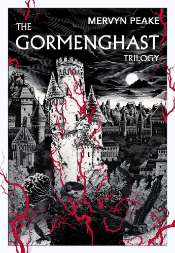 Buchcover und Innenansicht für das Buch: The Gormenghast Trilogy
