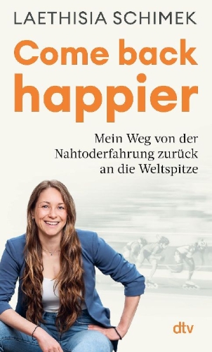 Buchcover und Innenansicht für das Buch: Come back happier