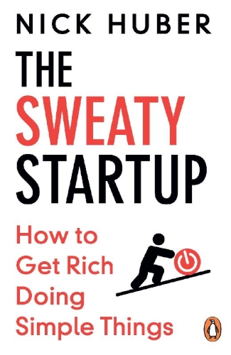 Buchcover und Innenansicht für das Buch: The Sweaty Startup