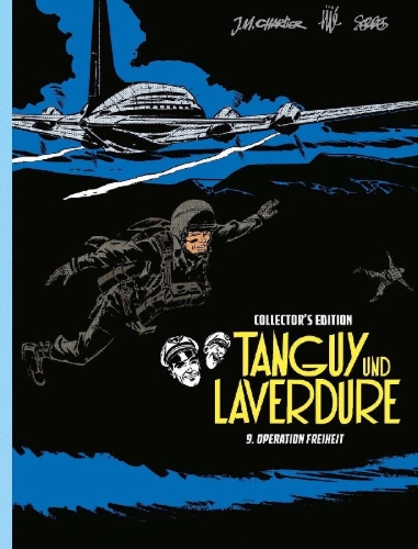 Buchcover und Innenansicht für das Buch: Les aventures de Tanguy et Laverdure - Opération Tonnerre