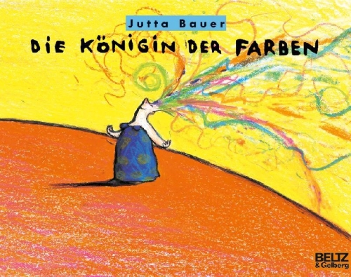 Buchcover und Innenansicht für das Buch: Die Königin der Farben