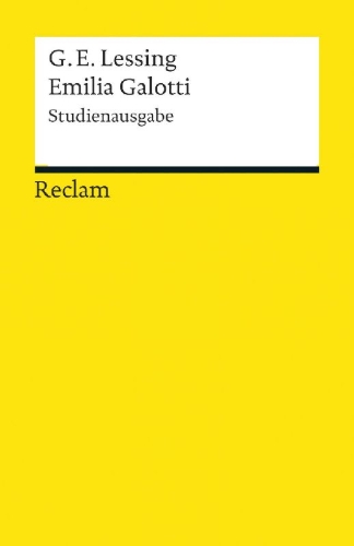 Buchcover und Innenansicht für das Buch: Emilia Galotti