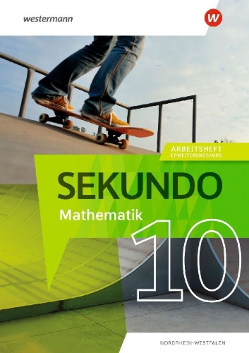 Buchcover und Innenansicht für das Buch: Sekundo. Arbeitsheft mit Lösungen 10E. Mathematik für differenzierende Schulformen. Für Nordrhein-Westfalen
