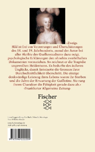 Buchcover und Innenansicht für das Buch: Marie Antoinette