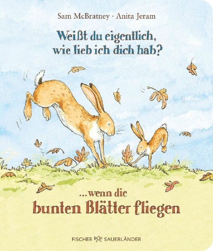 Buchcover und Innenansicht für das Buch: Little Nutbrown Hare in Autumn
