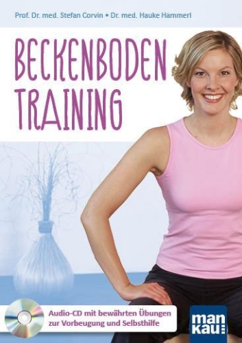 Buchcover und Innenansicht für das Buch: Beckenbodentraining. Audio-CD