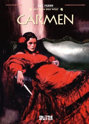 Buchcover und Innenansicht für das Buch: La sagesse des mythes: Carmen