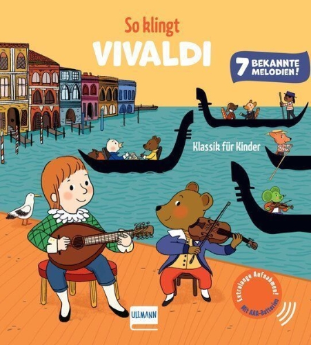 Buchcover und Innenansicht für das Buch: So klingt Vivaldi - Klassik für Kinder