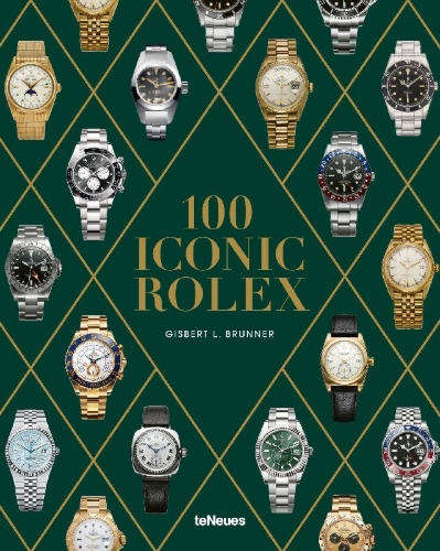 Buchcover und Innenansicht für das Buch: 100 Iconic Rolex