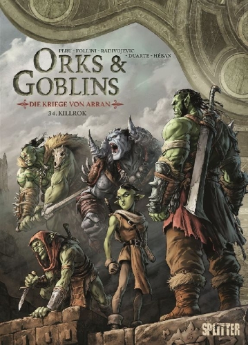 Buchcover und Innenansicht für das Buch: Orcs et Gobelins 34