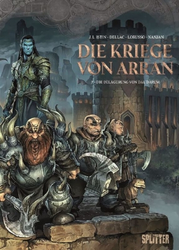 Buchcover und Innenansicht für das Buch: Guerres d'Arran 7