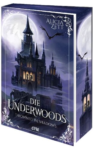 Buchcover und Innenansicht für das Buch: Die Underwoods - Drowned in Shadows