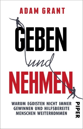 Buchcover und Innenansicht für das Buch: Give and Take - A Revolutionary Approach to Success