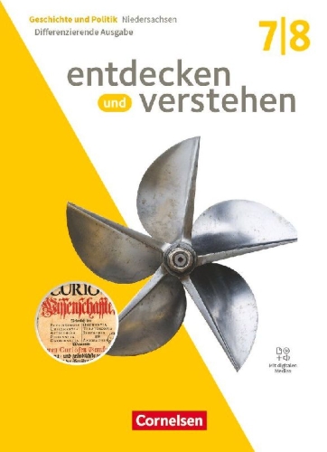 Buchcover und Innenansicht für das Buch: Entdecken und verstehen Band 2: 7./8. Schuljahr - Geschichtsbuch - Differenzierende Ausgabe Niedersachsen ab 2024 - Schulbuch mit digitalen Medien