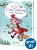 Buchcover und Innenansicht für das Buch: Die kleine Hexe Klingeling und der Regenzauber