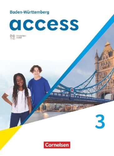 Buchcover und Innenansicht für das Buch: Access Band 3: 7. Schuljahr - Baden-Württemberg - Ausgabe 2025 - Schulbuch (Kartoniert)