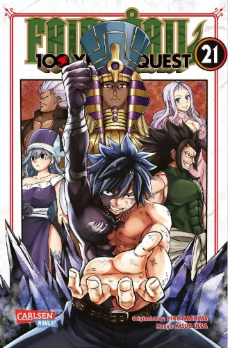 Buchcover und Innenansicht für das Buch: Fairy Tail: 100 Years Quest