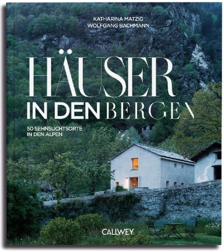 Buchcover und Innenansicht für das Buch: Häuser in den Bergen