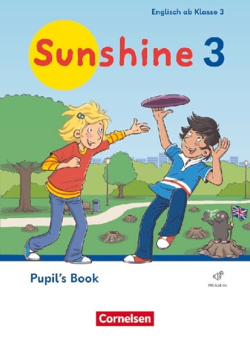 Buchcover und Innenansicht für das Buch: Sunshine 3. Schuljahr. Pupil's Book