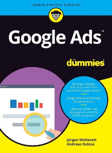 Buchcover und Innenansicht für das Buch: Google Ads für Dummies