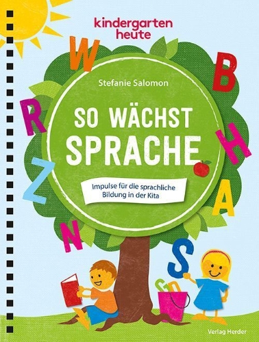 Buchcover und Innenansicht für das Buch: So wächst Sprache