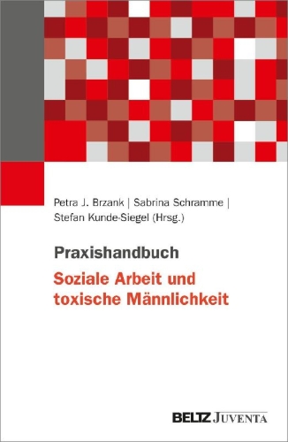 Buchcover und Innenansicht für das Buch: Praxishandbuch Soziale Arbeit und toxische Männlichkeit
