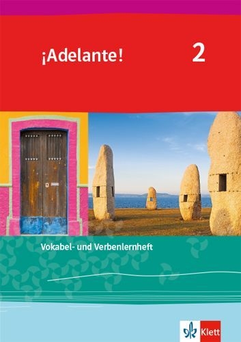 Buchcover und Innenansicht für das Buch: ¡Adelante! 2. Vokabel- und Verbenlernheft 2. Lernjahr
