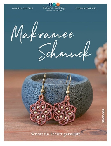 Buchcover und Innenansicht für das Buch: Makramee Schmuck