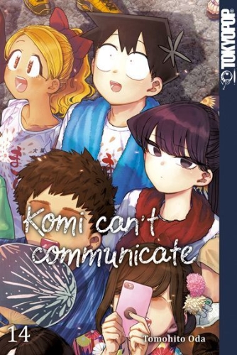 Buchcover und Innenansicht für das Buch: Komi can't communicate 14