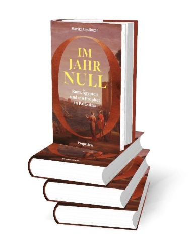 Buchcover und Innenansicht für das Buch: Im Jahr Null