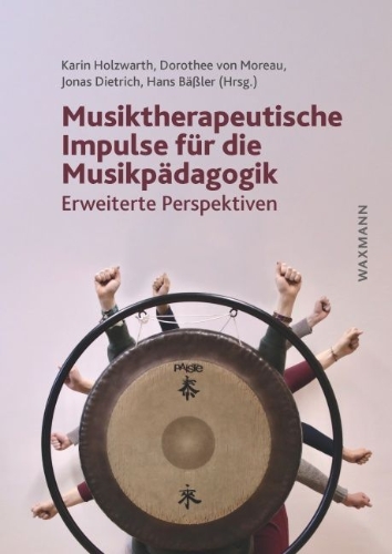 Buchcover und Innenansicht für das Buch: Musiktherapeutische Impulse für die Musikpädagogik