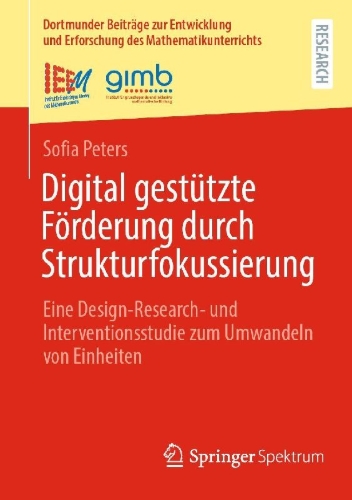Buchcover und Innenansicht für das Buch: Digital gestützte Förderung durch Strukturfokussierung