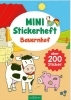 Buchcover und Innenansicht für das Buch: MINI-Stickerheft - Bauernhof