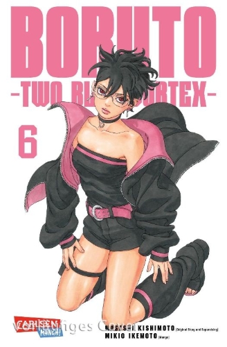 Buchcover und Innenansicht für das Buch: Boruto -Two Blue Vortex-
