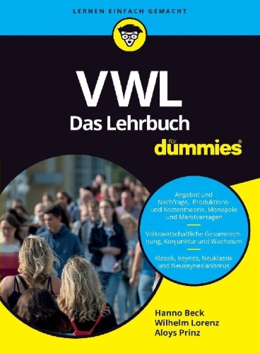 Buchcover und Innenansicht für das Buch: VWL für Dummies. Das Lehrbuch
