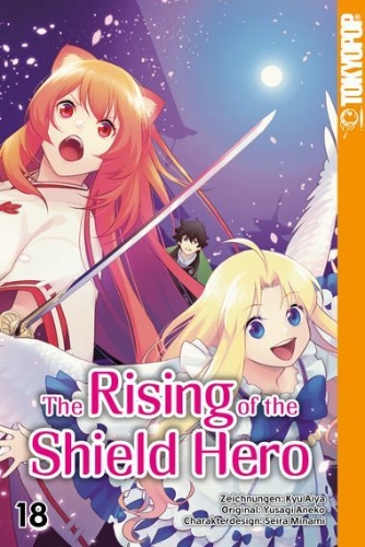 Buchcover und Innenansicht für das Buch: The Rising of the Shield Hero 18