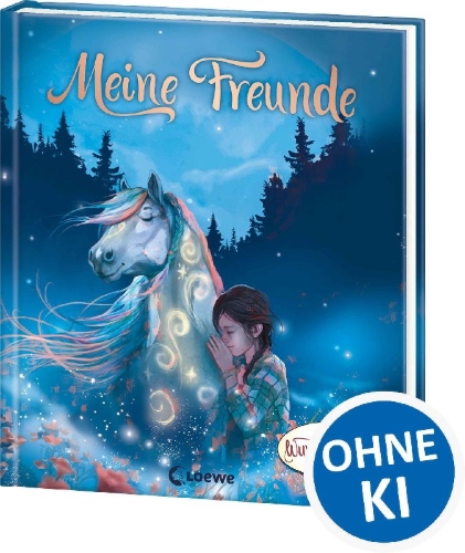 Buchcover und Innenansicht für das Buch: Meine Freunde (Wundermähne)