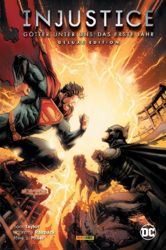 Buchcover und Innenansicht für das Buch: Injustice: Gods among us #1-#12; Injustice: Gods among us Annual #1
