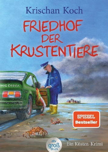 Buchcover und Innenansicht für das Buch: Friedhof der Krustentiere