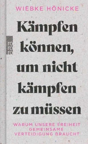 Buchcover und Innenansicht für das Buch: Kämpfen können, um nicht kämpfen zu müssen