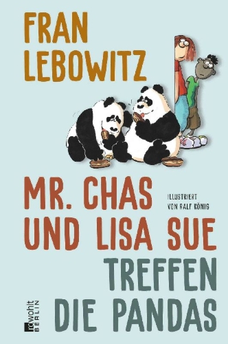 Buchcover und Innenansicht für das Buch: Mr. Chas and Lisa Sue Meet the Pandas