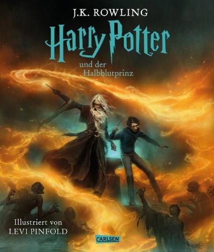Buchcover und Innenansicht für das Buch: Harry Potter and the Half-Blood Prince