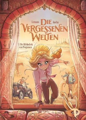Buchcover und Innenansicht für das Buch: Les Mondes perdus 3