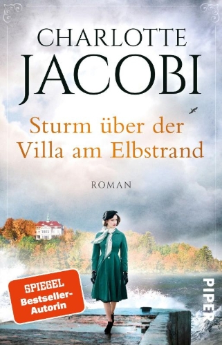 Buchcover und Innenansicht für das Buch: Sturm über der Villa am Elbstrand
