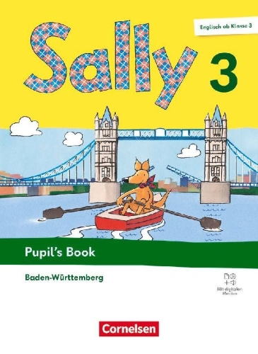 Buchcover und Innenansicht für das Buch: Sally 3. Schuljahr - Englisch ab Klasse 3 - Ausgabe Baden-Württemberg 2025 - Pupil's Book